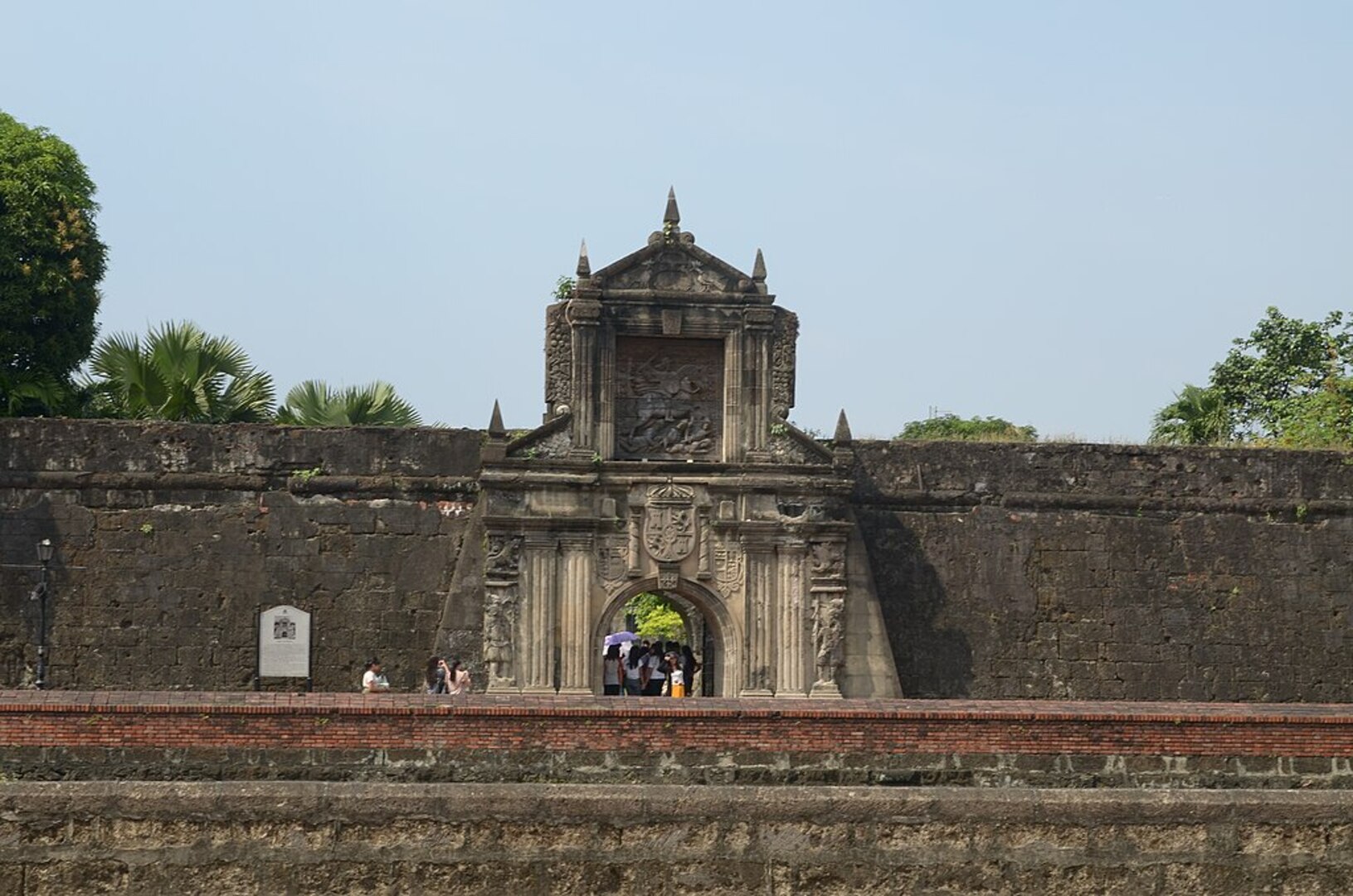Fort Santiago Main Gate and Stone Walls