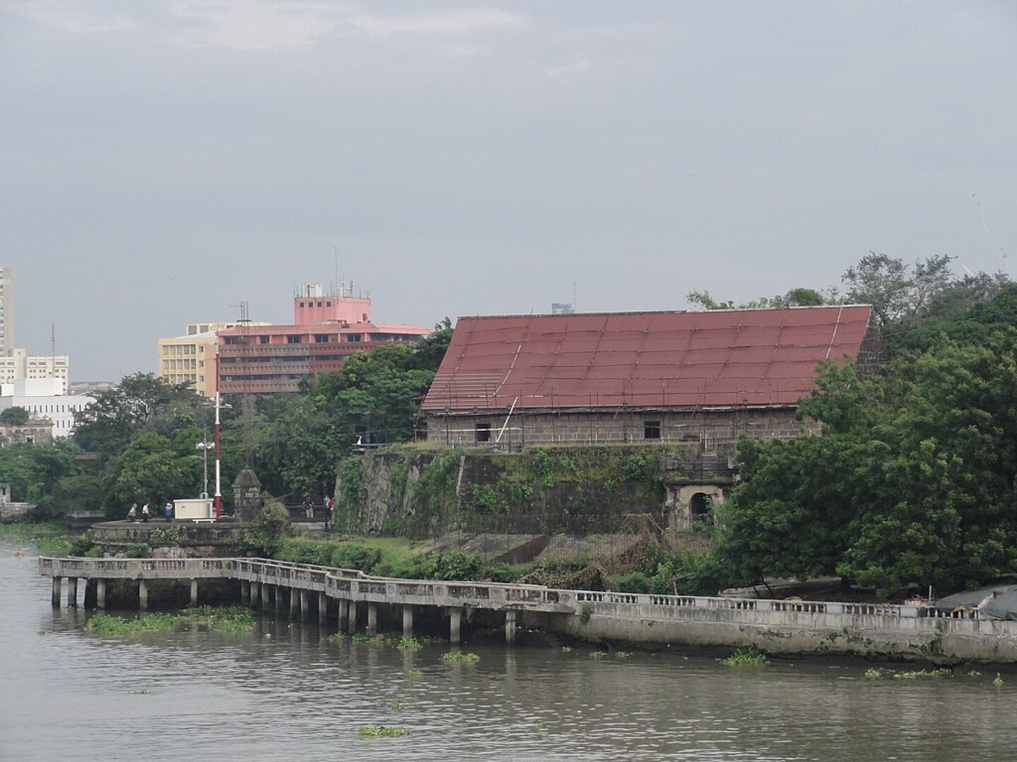 Pasig River promenade by Fort Santiago